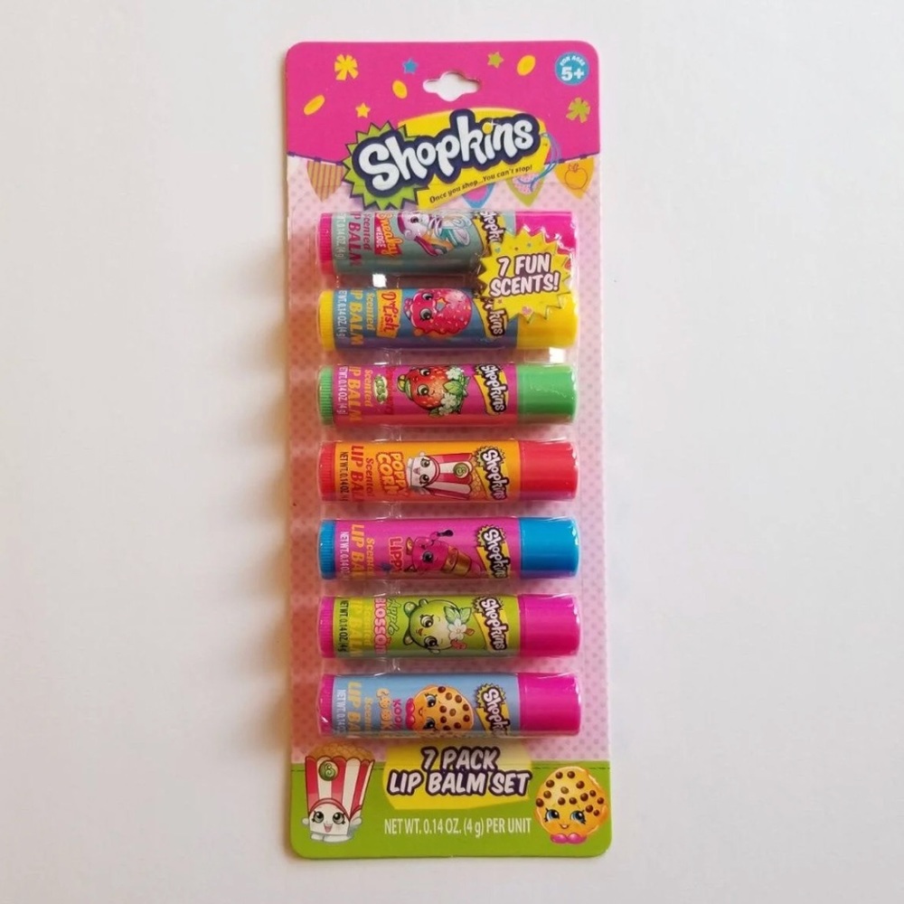 SHOPKINS 7 FLAVORS LIP BALMS PACK